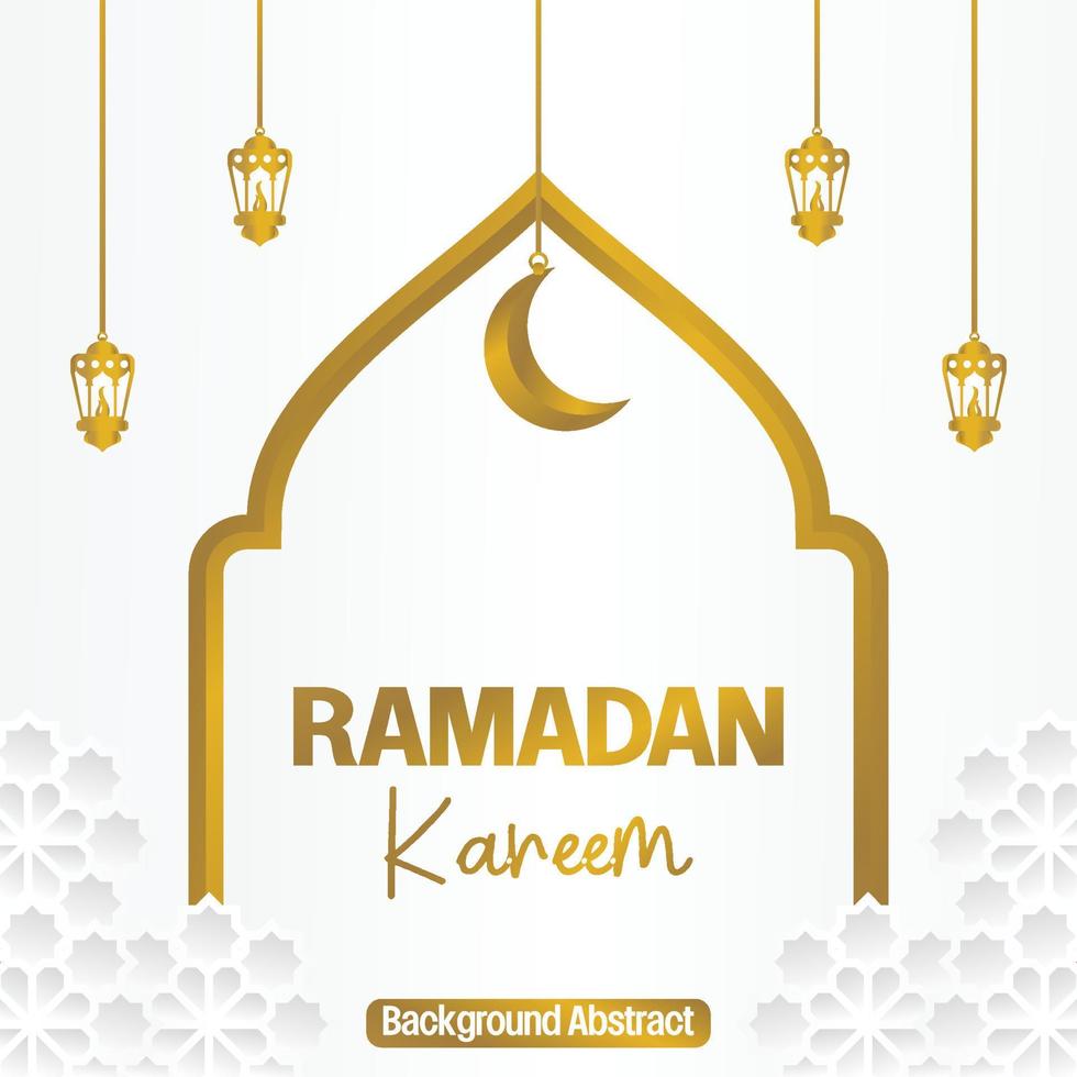 editable Ramadán rebaja póster plantillas. con mándala, luna, estrella y linterna adornos diseño para social medios de comunicación y web. vector ilustración