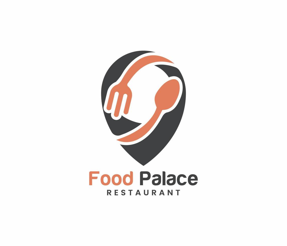 Food point logo vector