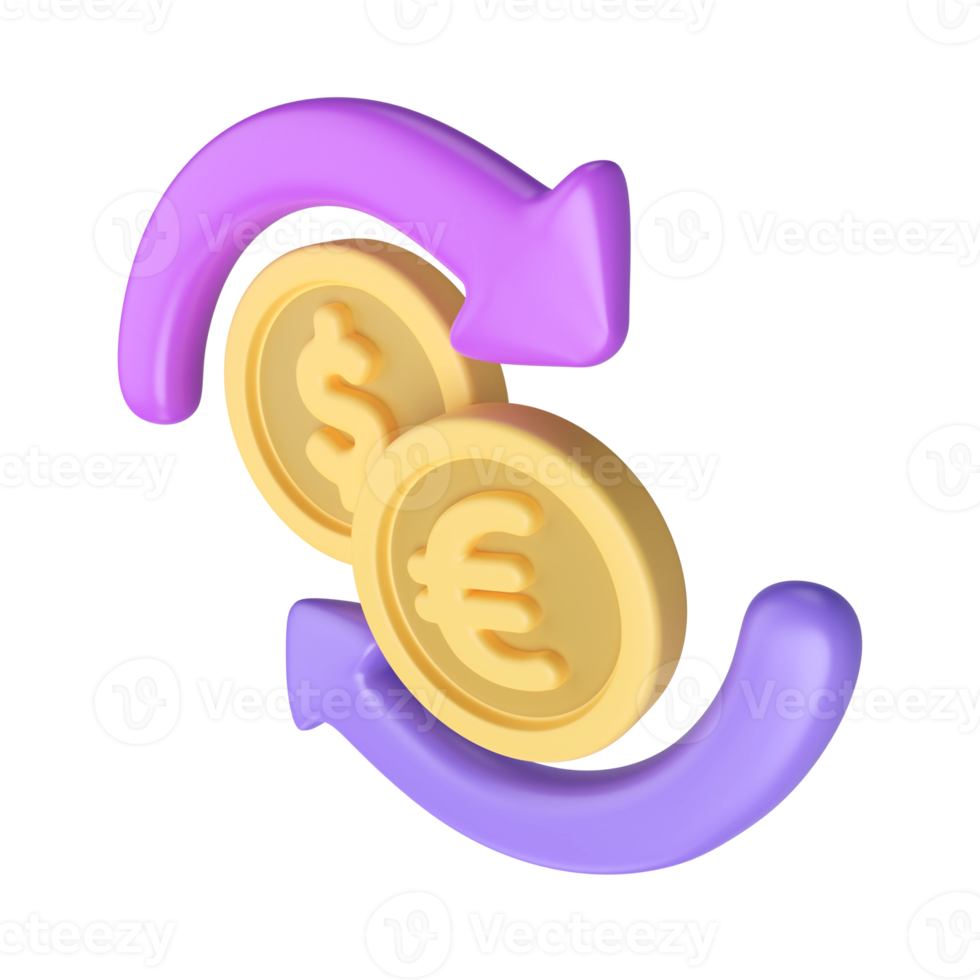 Exchange 3D Illustration Icon png