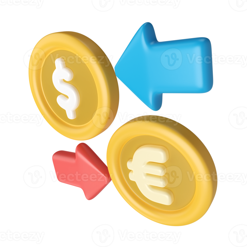 Exchange 3D Illustration Icon png