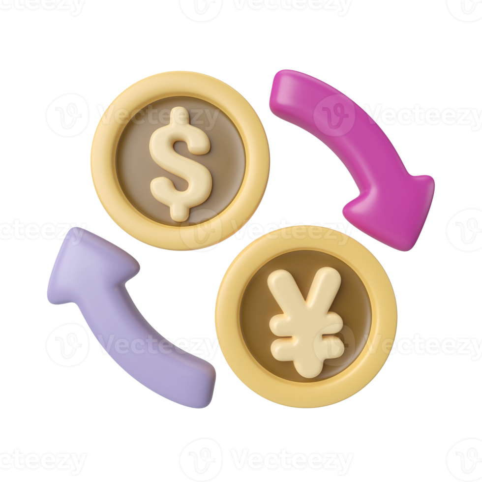 Exchange 3D Illustration Icon png