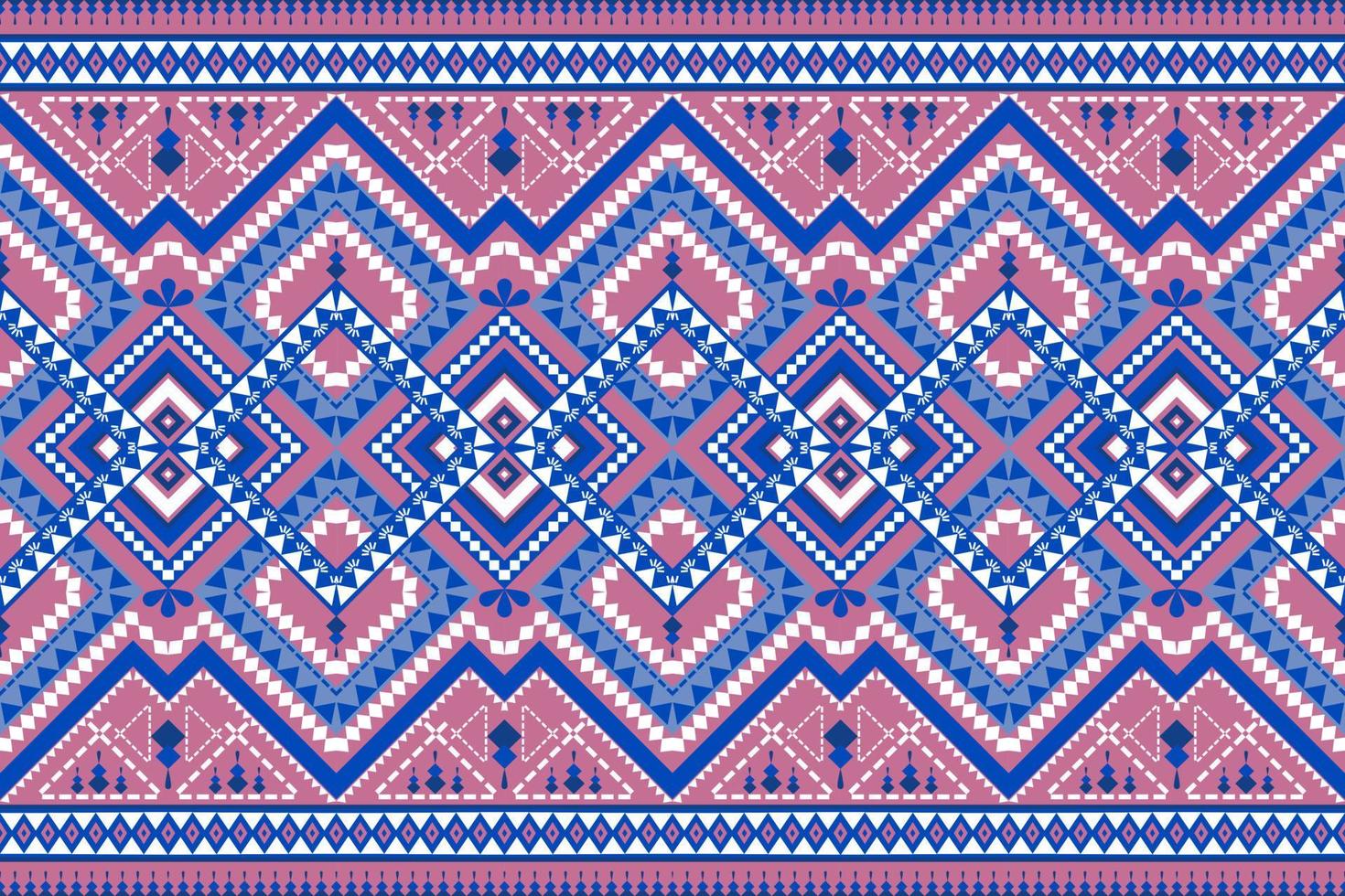 Seamless geometric ethnic asian oriental and tradition pattern design for texture and background. Silk and fabric pattern decoration for carpet, clothing, wrapping and wallpaper vector