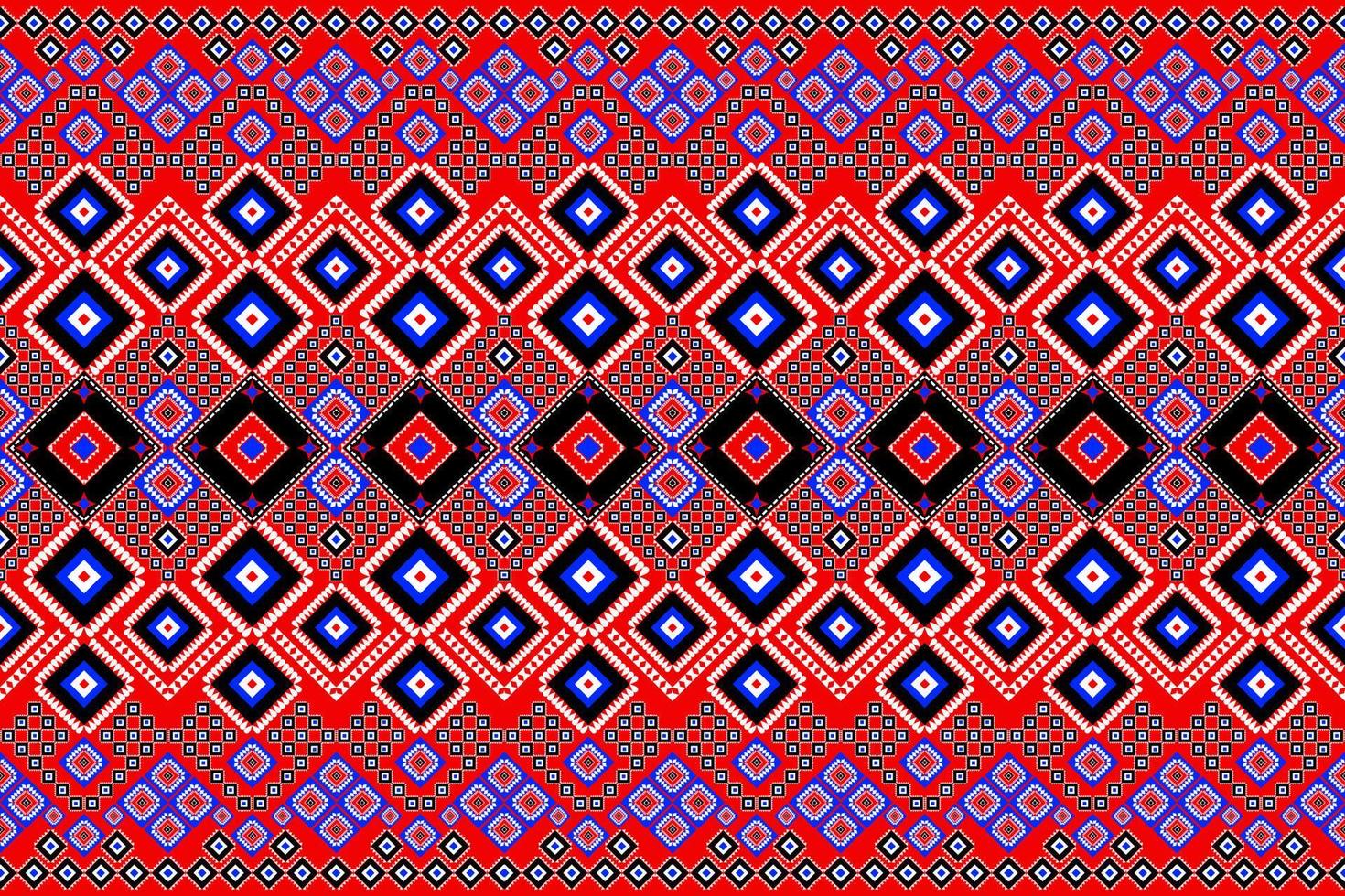 Seamless geometric ethnic asian oriental and tradition pattern design for texture and background. Silk and fabric pattern decoration for carpet, clothing, wrapping and wallpaper vector