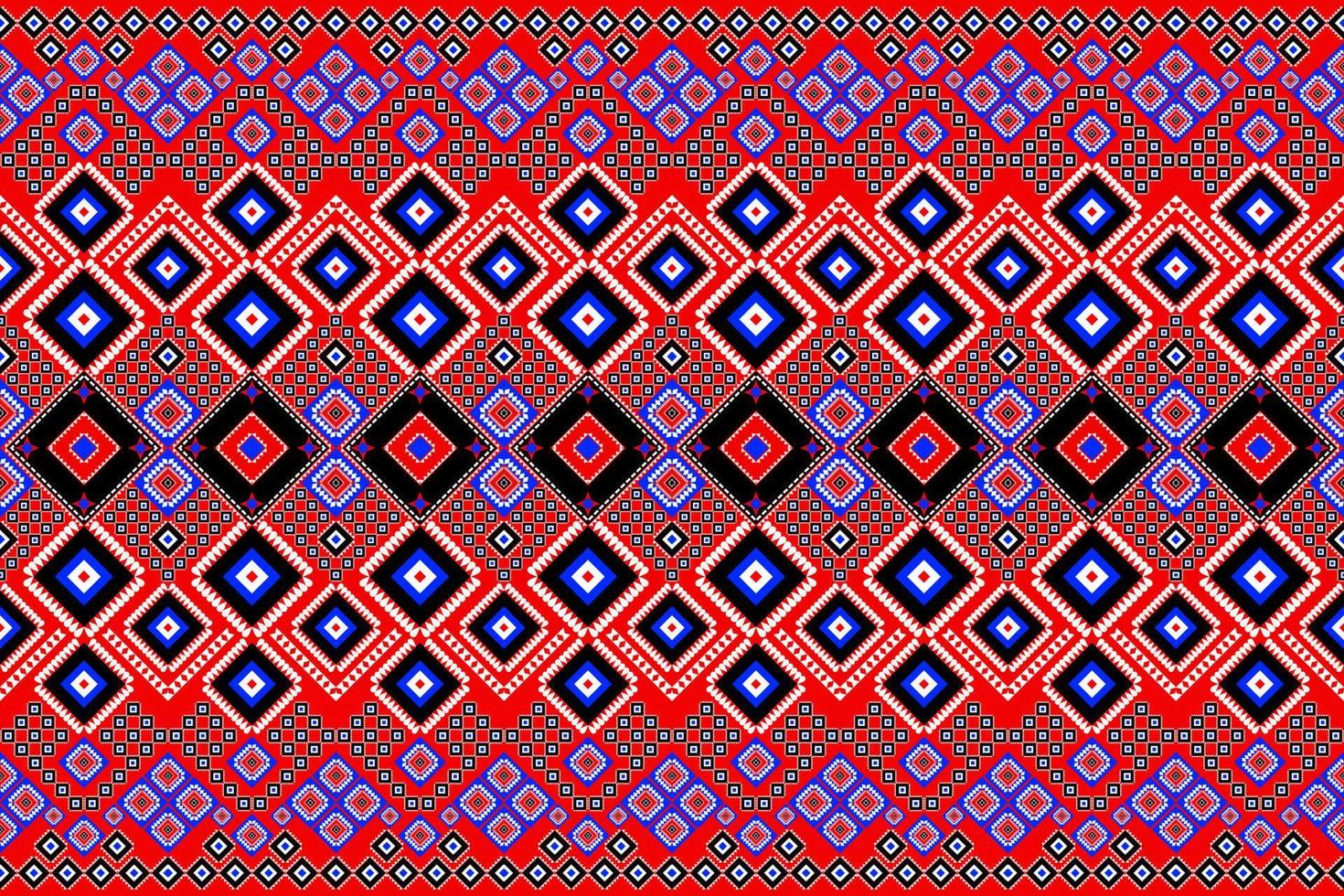 Seamless geometric ethnic asian oriental and tradition pattern design for texture and background. Silk and fabric pattern decoration for carpet, clothing, wrapping and wallpaper vector