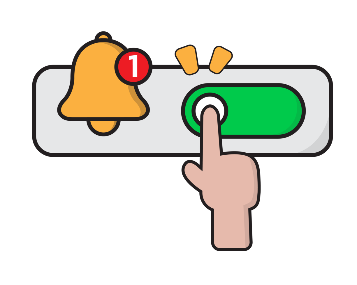 Time management concept. schedule notification. meeting reminder. Calendar with an alarm clock and bell icon. illustration. png