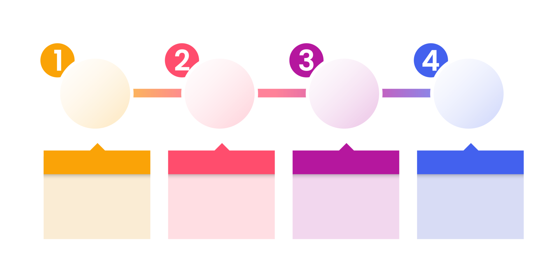 Infografica design modello. attività commerciale flusso grafico. il sequenza di passaggi disposte orizzontalmente. illustrazione. png