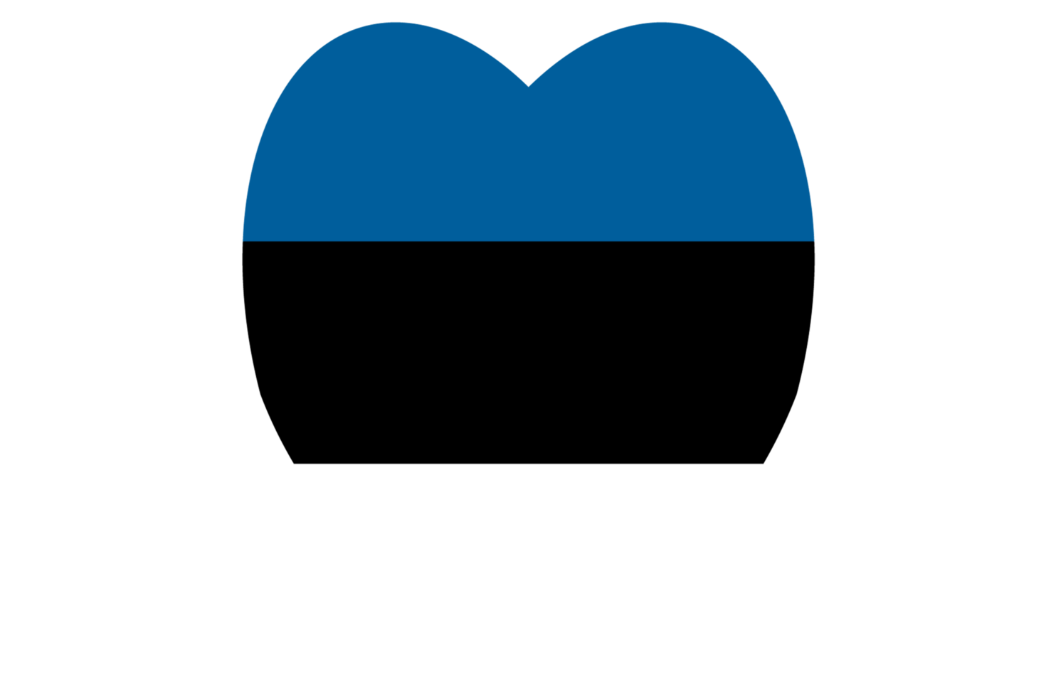 illustration of the Estonian flag Free PNG