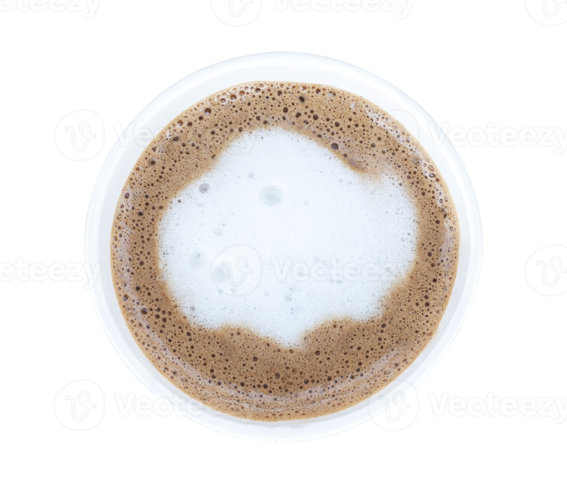 Mocha coffee in white cup png