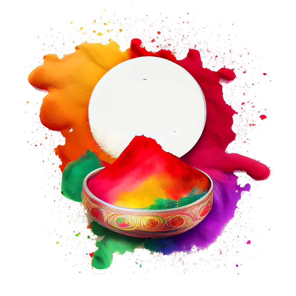 Colorful paint splashes png, Colored powder explosion. Mix rainbow splash on transparent background png