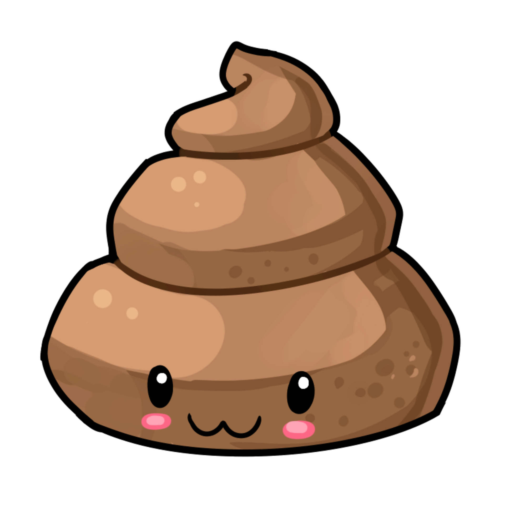 Free Funny Poop Face 21596388 PNG with Transparent Background