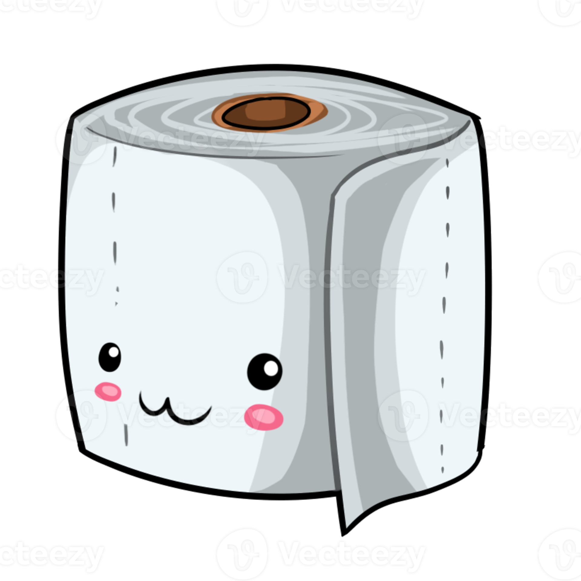 Toilet Paper Face 21596403 PNG