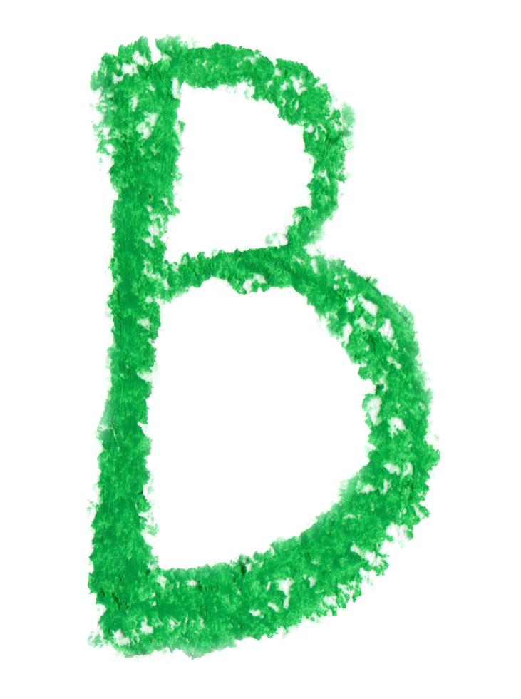 Alphabet pastel letter photo