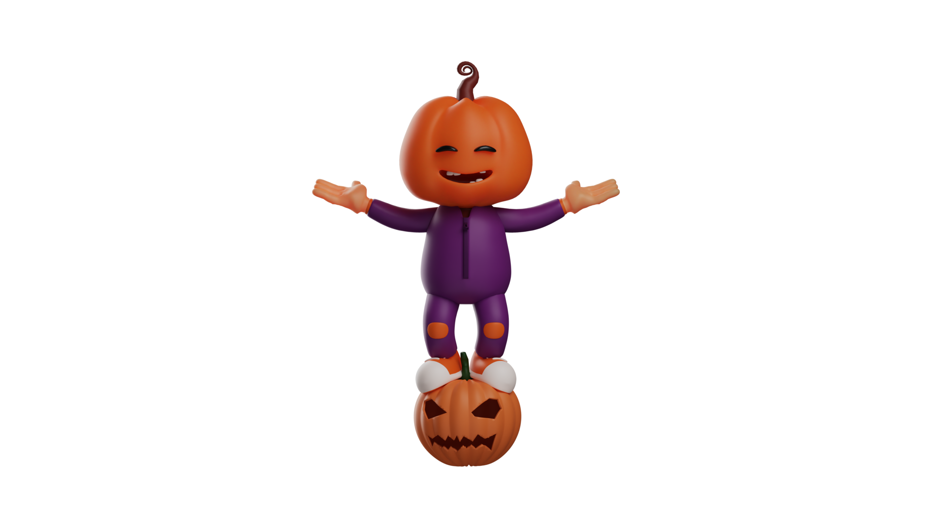 Free 3D Illustration Cheerful Halloween 3D Cartoon Character free-3d-illustration-cheerful-halloween-3d-cartoon-character