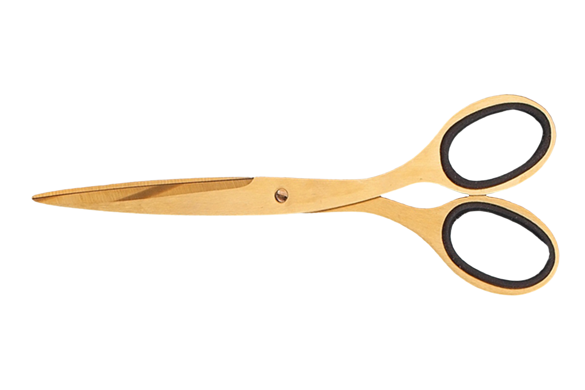 Gold scissors isolated on a transparent background 21596731 PNG