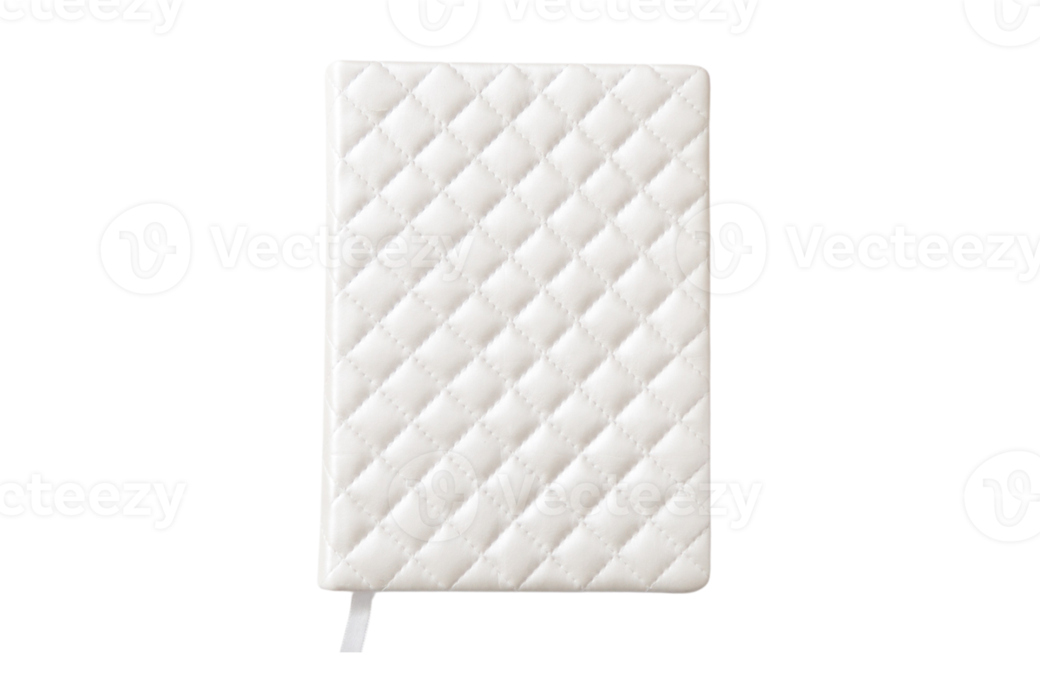 White notebook isolated on a transparent background png