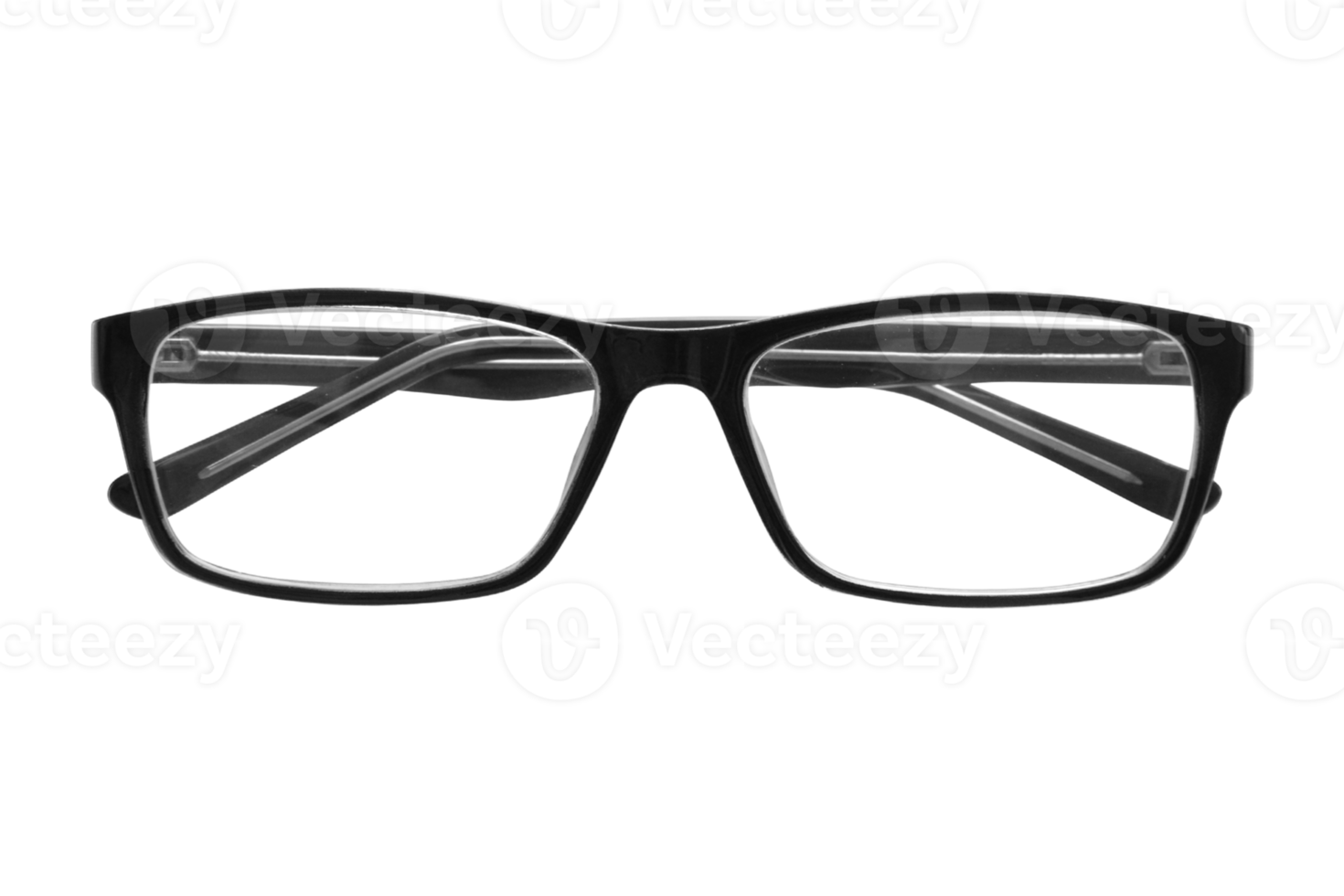 schwarz Brille isoliert auf ein transparent Hintergrund png