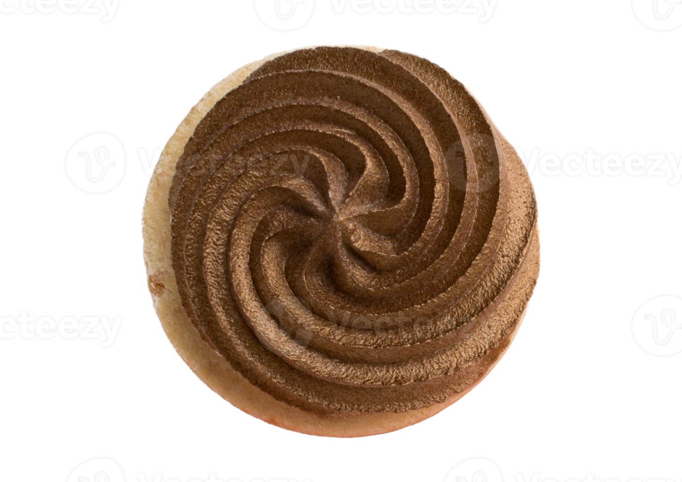 Chocolate cupcake isolated on a transparent background png