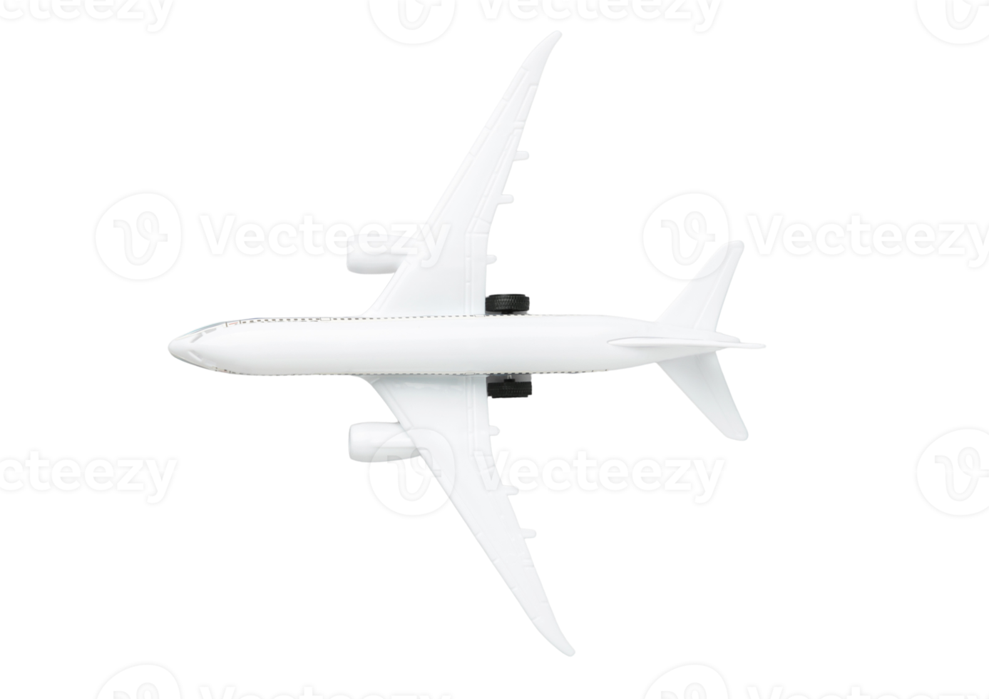 Airplane toy isolated on a transparent background png