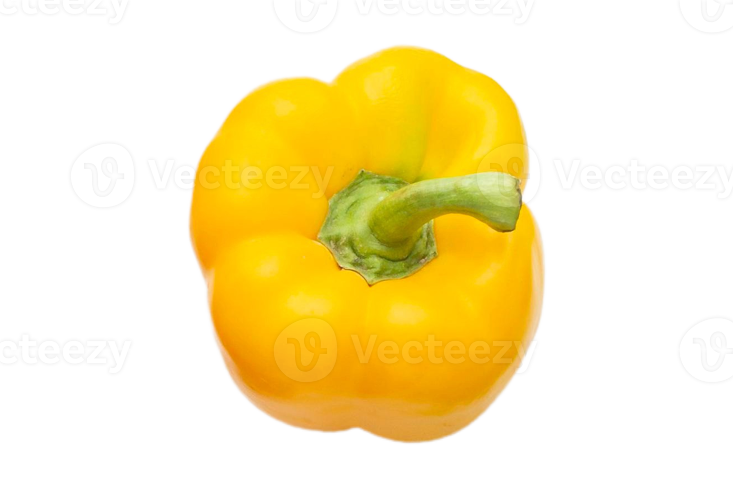 Yellow pepper isolated on a transparent background png