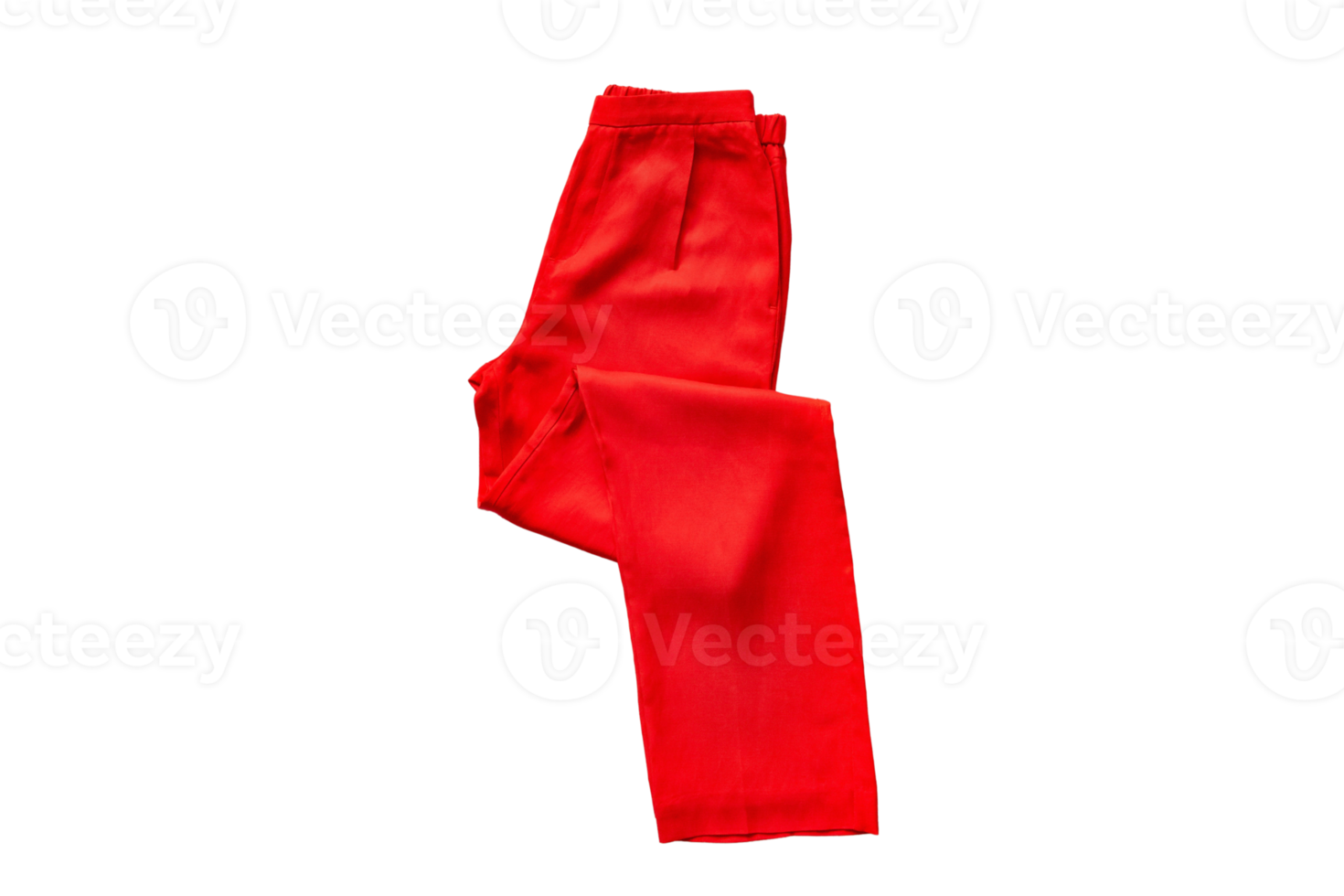 rouge un pantalon isolé sur une transparent Contexte png