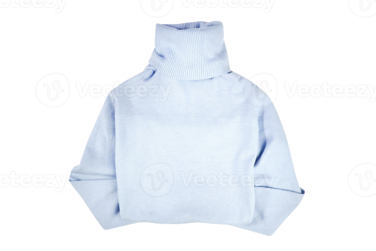 Blue sweater isolated on a transparent background png