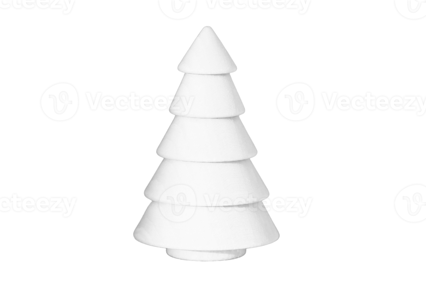 White christmas tree isolated on a transparent background 21596906 PNG