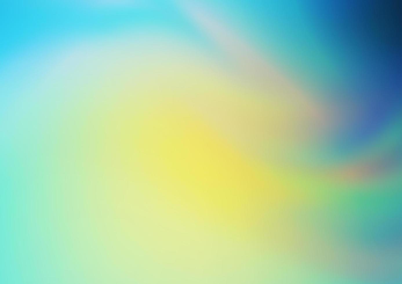 Light Blue, Yellow vector blurred shine abstract template.