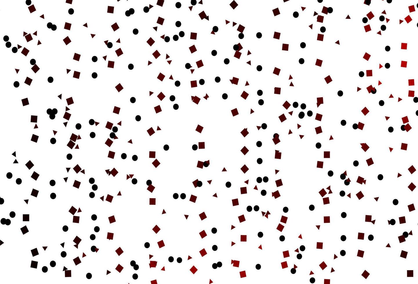 Light Red vector background with triangles, circles, cubes.