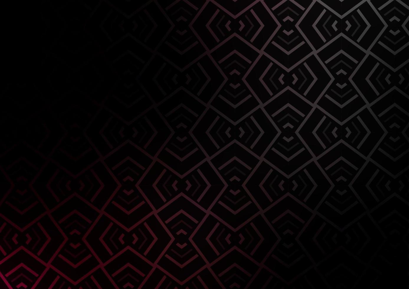 Dark Black vector backdrop with long lines.