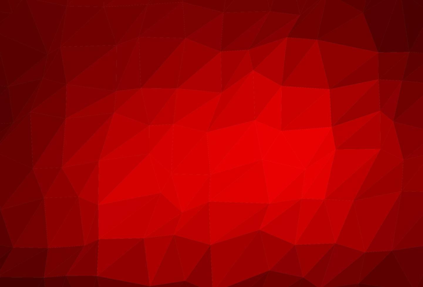 Light Red vector shining triangular pattern.