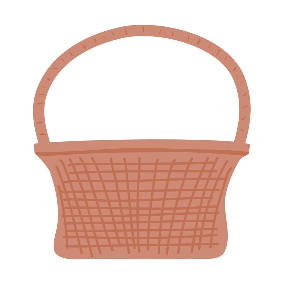 picnic basket illustration vector