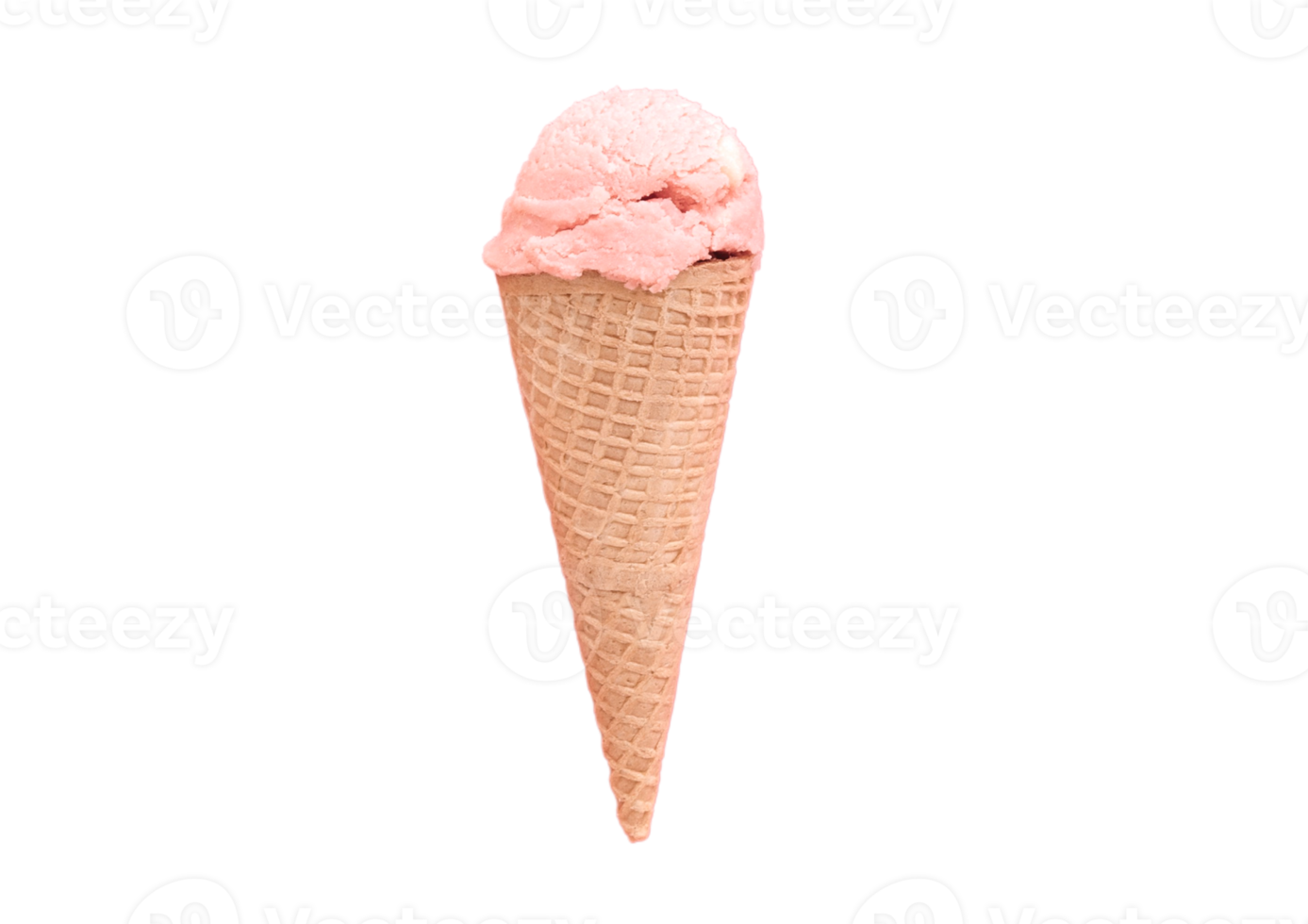 Ice cream cone isolated on a transparent background png