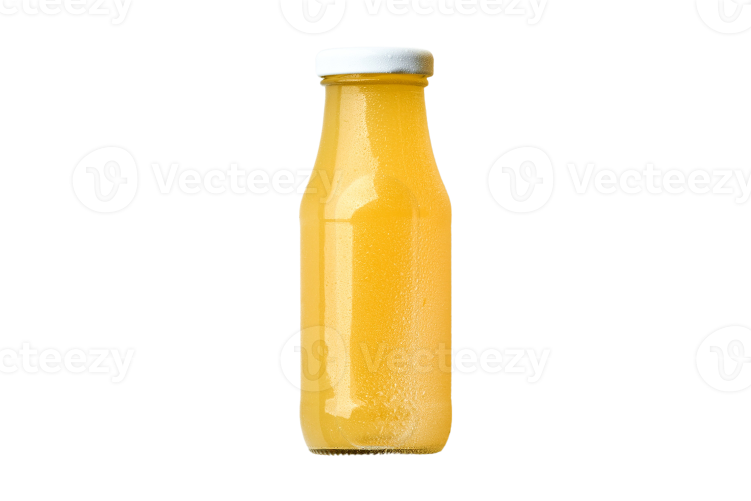 Yellow juice jar isolated on a transparent background png