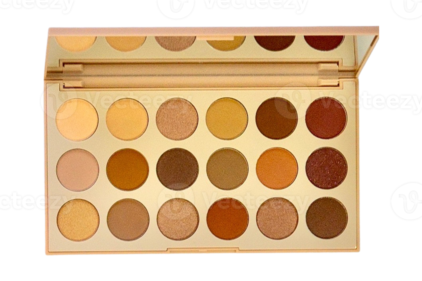 Eyeshadow make up isolated on a transparent background png