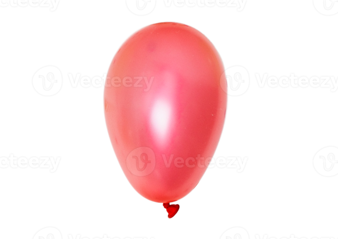 Red balloons isolated on a transparent background png