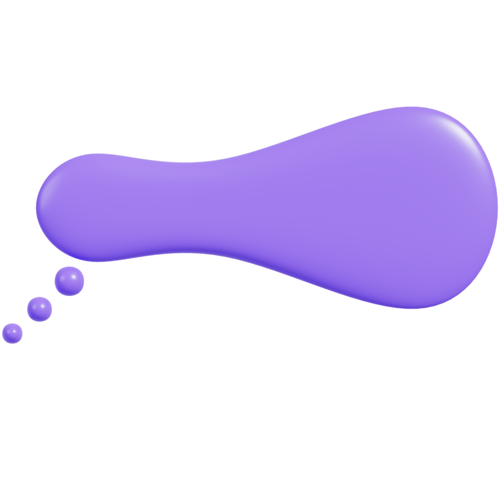 3D Speech Bubble.Comment Social media online concept.3D render Illustration. png