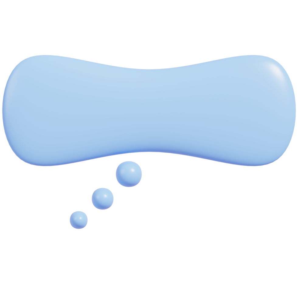 3D Speech Bubble.Comment Social media online concept.3D render Illustration. png