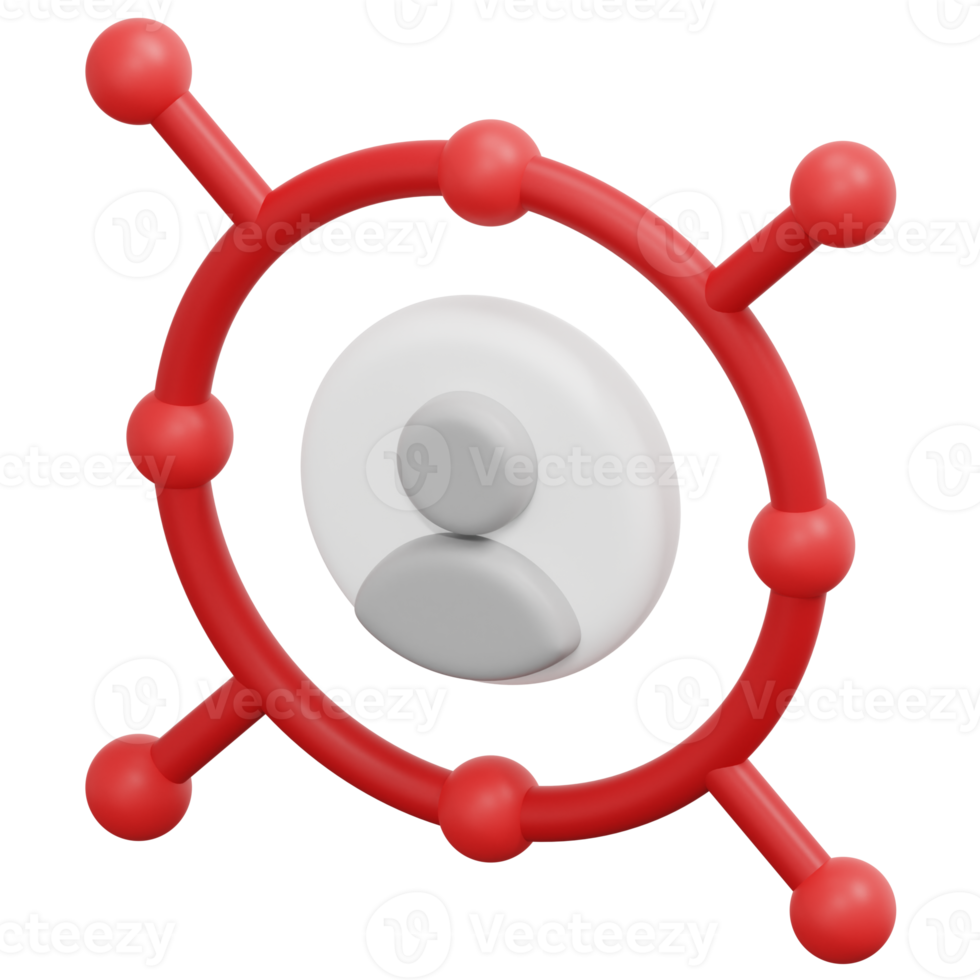 affiliate 3d render icon illustration png