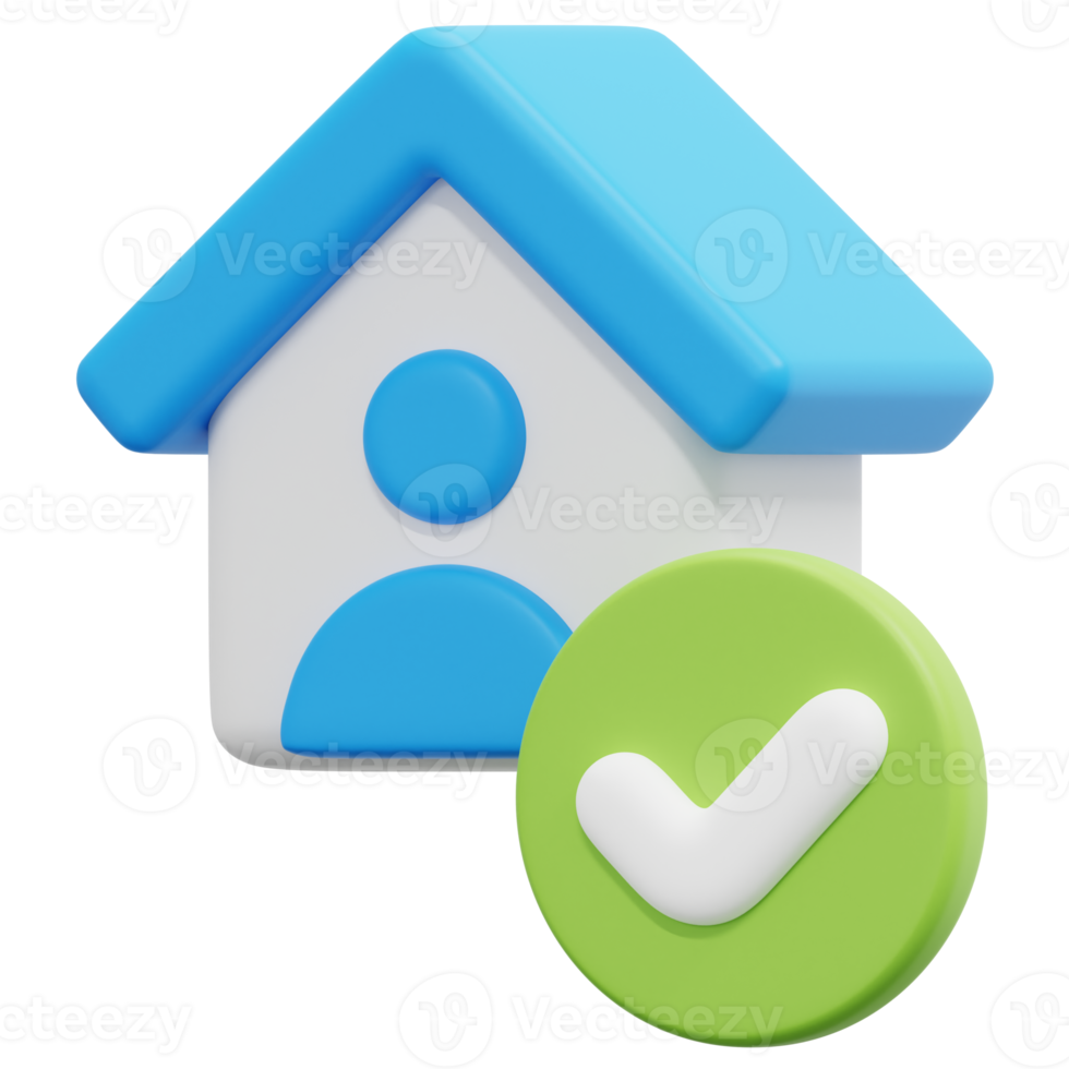 tenant 3d render icon illustration png