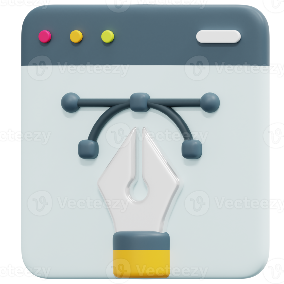 design 3d render icon illustration png