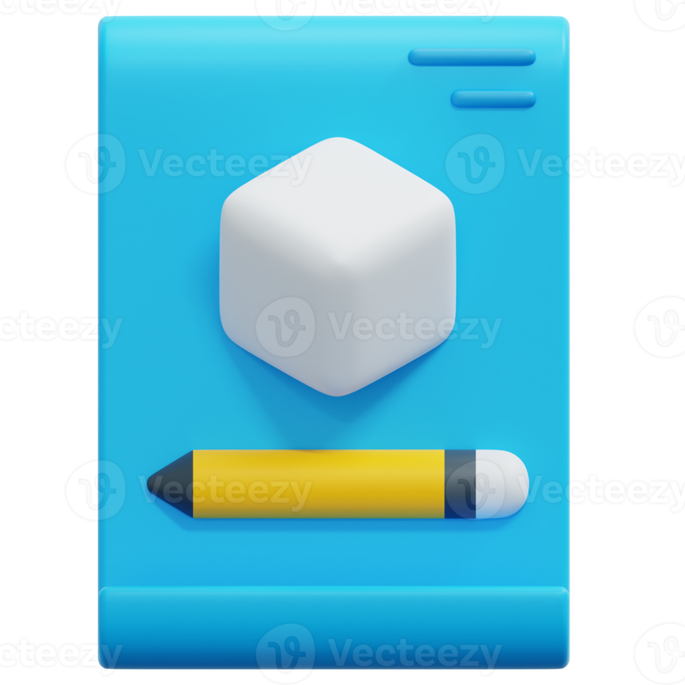 prototype 3d render icon illustration png