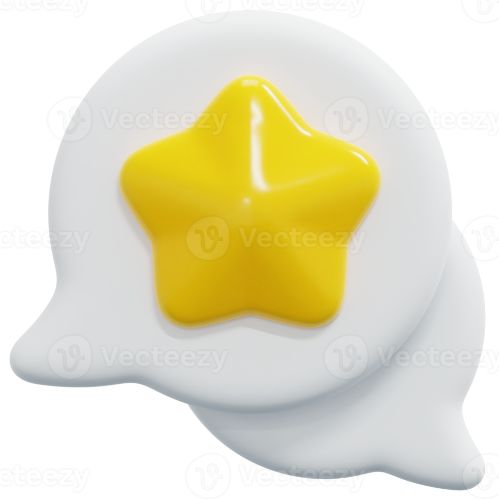 feedback 3d render icon illustration png