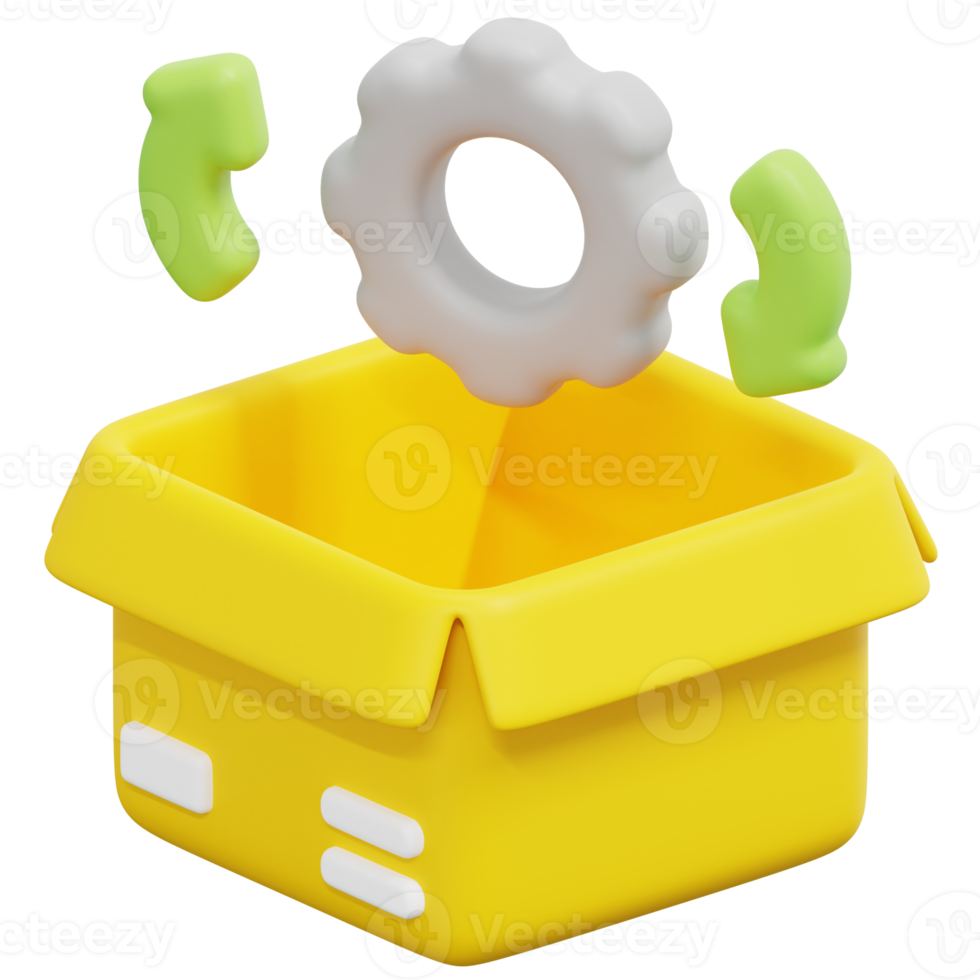 product management 3d render icon illustration png