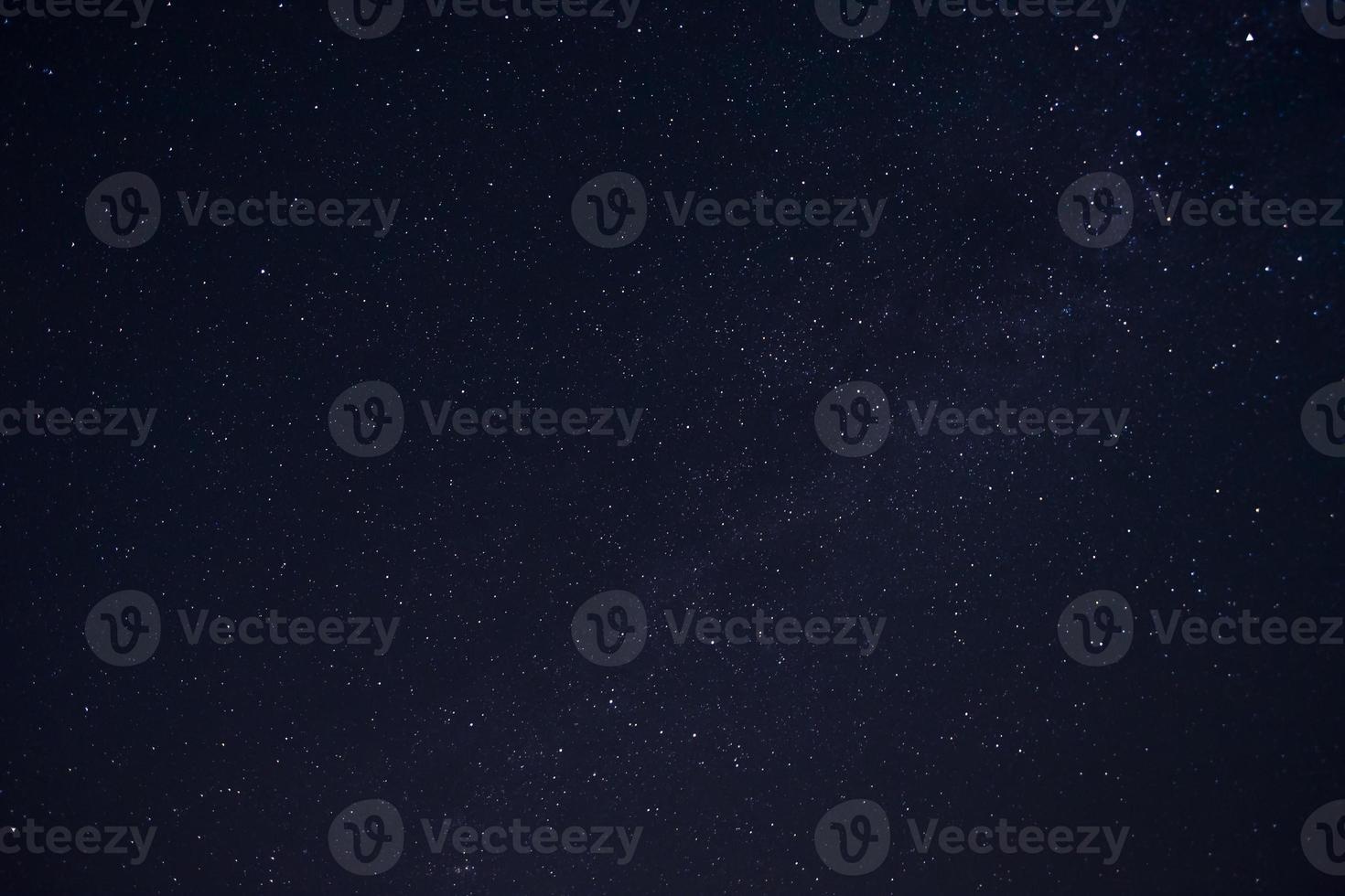 view on stars in dark blue night sky photo