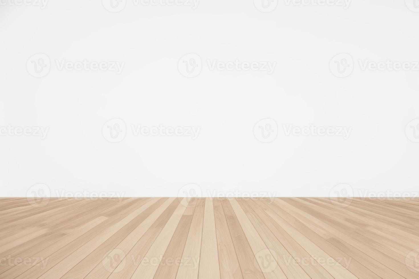 wooden floor on white background, wood planks stage for product display photo