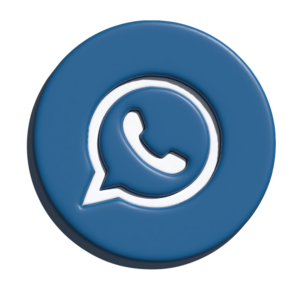 2d icon of whatsapp logo png