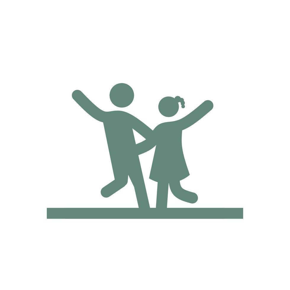 international dance day icon, simple icon dance with elegance concept vector