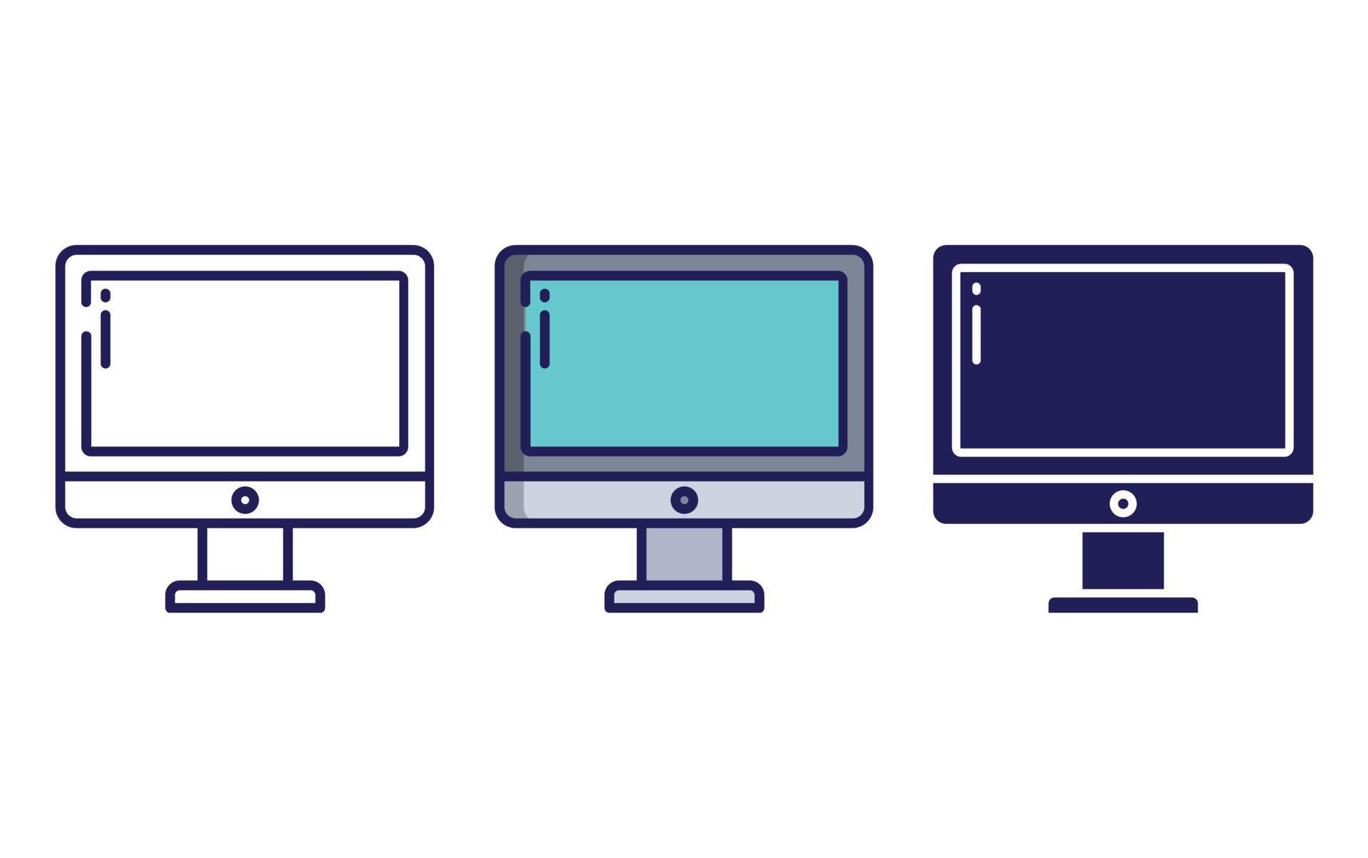 Computer vector icon 21600254 Vector Art at Vecteezy
