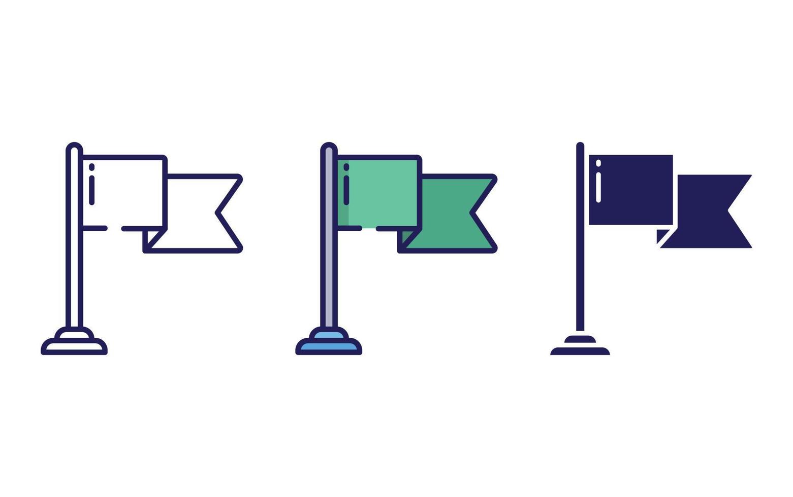 Flag vector icon