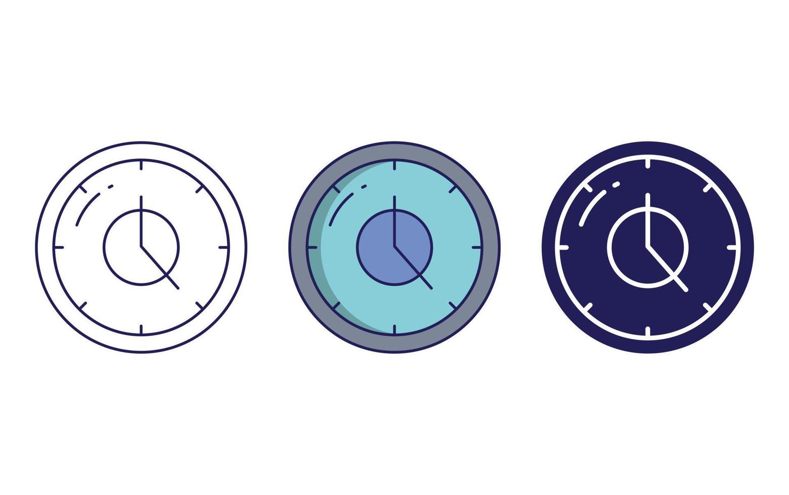 Time vector vector icon